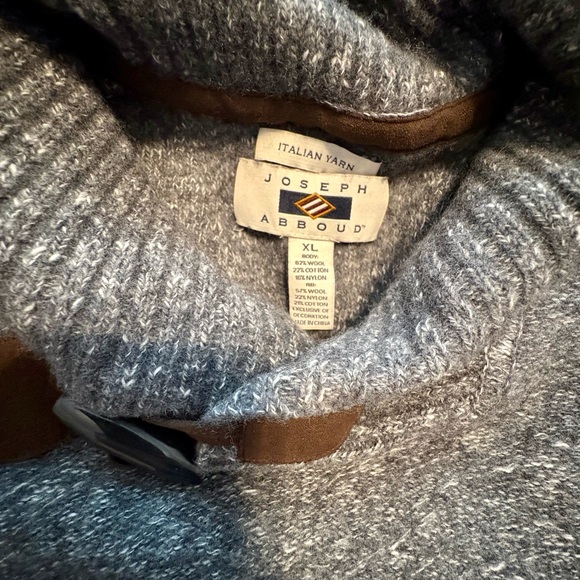 Joseph Abboud Gray Wool Dress Shirt - Picture 1 of 4